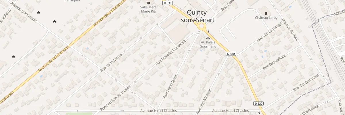 Plan du 5 Rue Franklin Roosevelt à Quincy-sous-Sénart