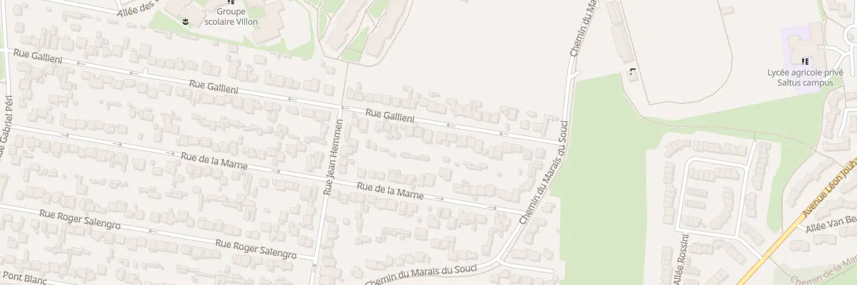 Plan du 84 Rue Galliéni à Sevran