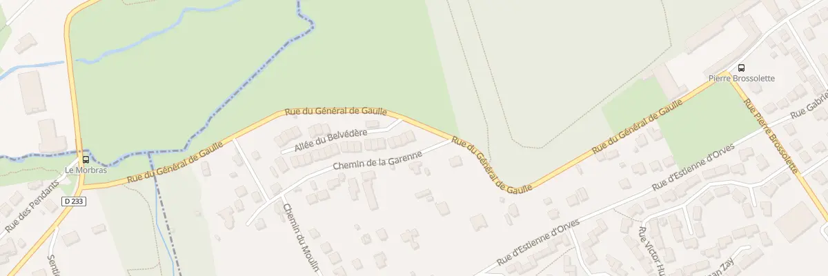 Plan du 1 All du Belvedere à Noiseau