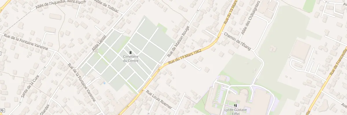 Plan du 1 Rue du 19 Mars 1962 à Gagny