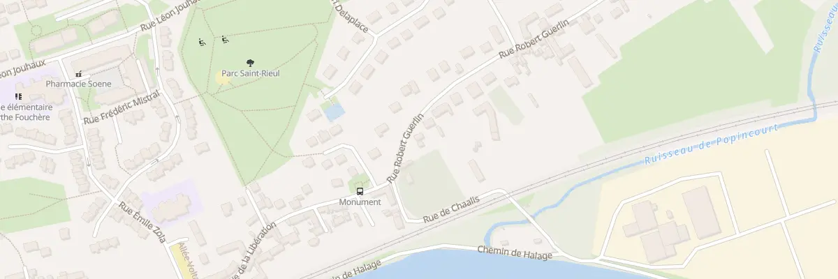 Plan du 7 Rue Robert Guerlin à Brenouille