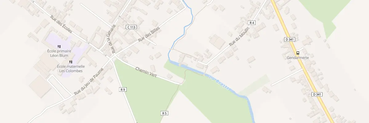 Plan du 256 Rue du Moulin à Houdain