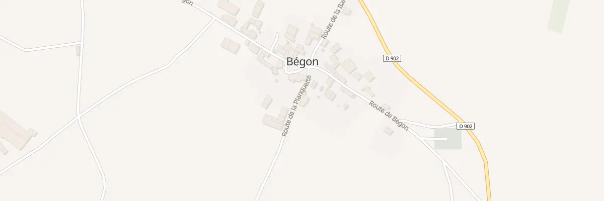 Plan du 5308 Begon à La Selve