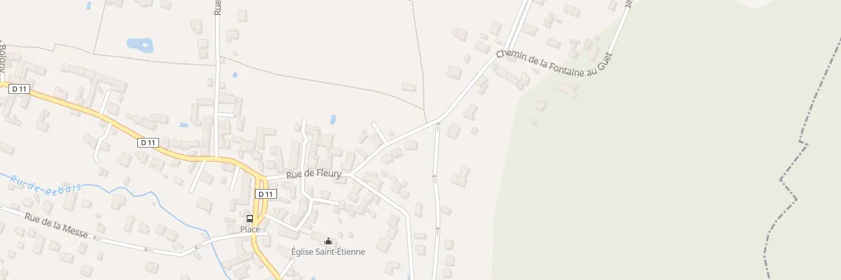 Plan du 4 Rue de la Fontaine-au-gué à Cély