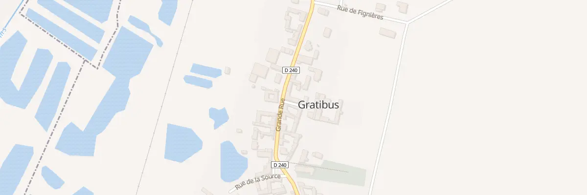 Plan du 28 Gr Grande Rue à Gratibus