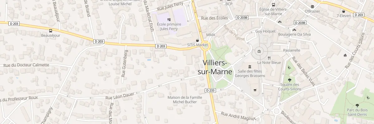 Plan du 26 Rue du Général de Gaulle à Villiers-sur-Marne