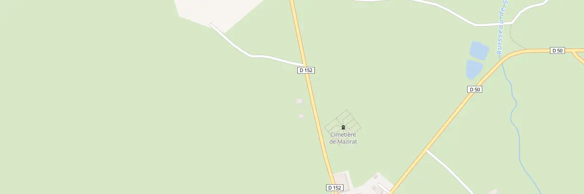Plan du 11 Rte du Barrage de Rochebut à Mazirat