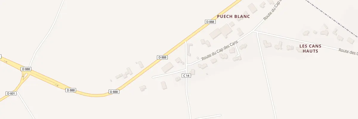 Plan du 56 Rte des Quatre Vents à Calmont