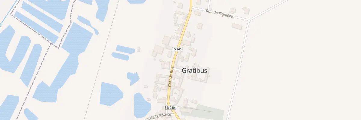 Plan du 26 Gr Grande Rue à Gratibus