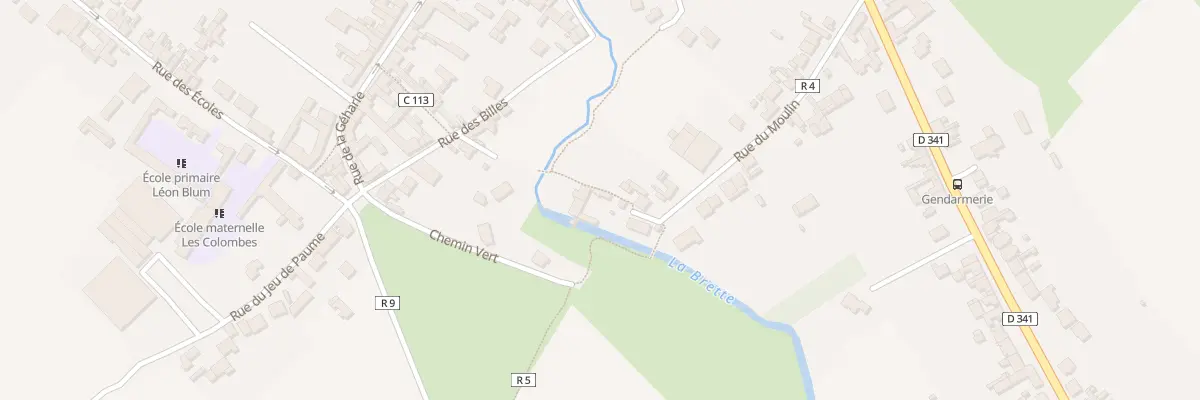 Plan du 258 Rue du Moulin à Houdain