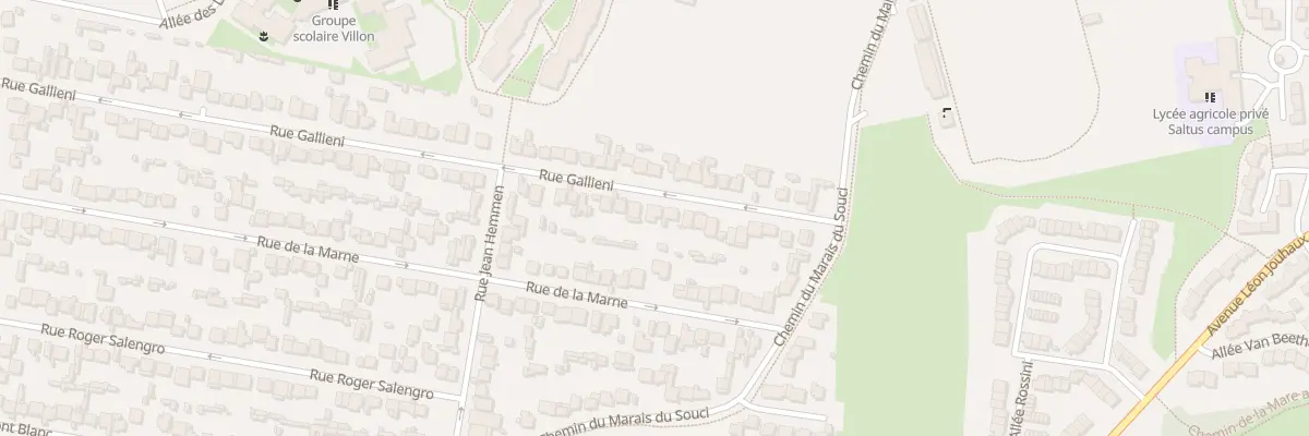 Plan du 86 Rue Galliéni à Sevran