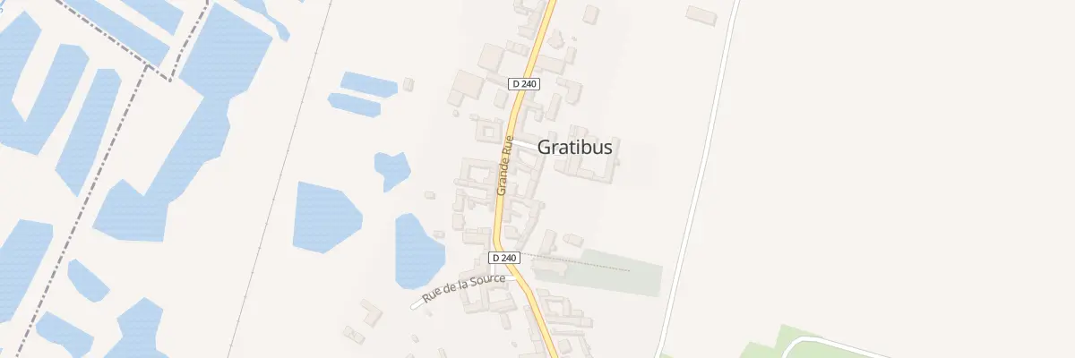 Plan du 34 Gr Grande Rue à Gratibus
