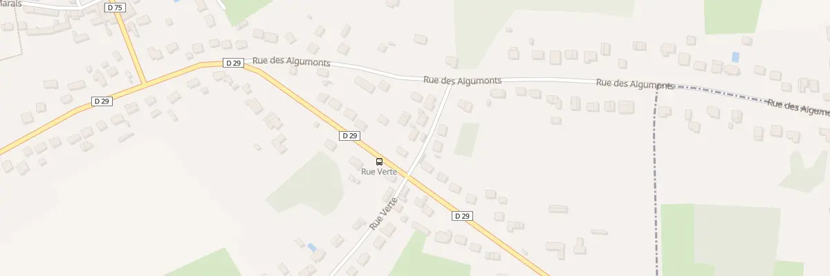 Plan du 1 Rue Verte à Cinqueux
