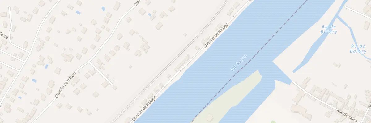Plan du 360 Che de Halage à Saint-Fargeau-Ponthierry