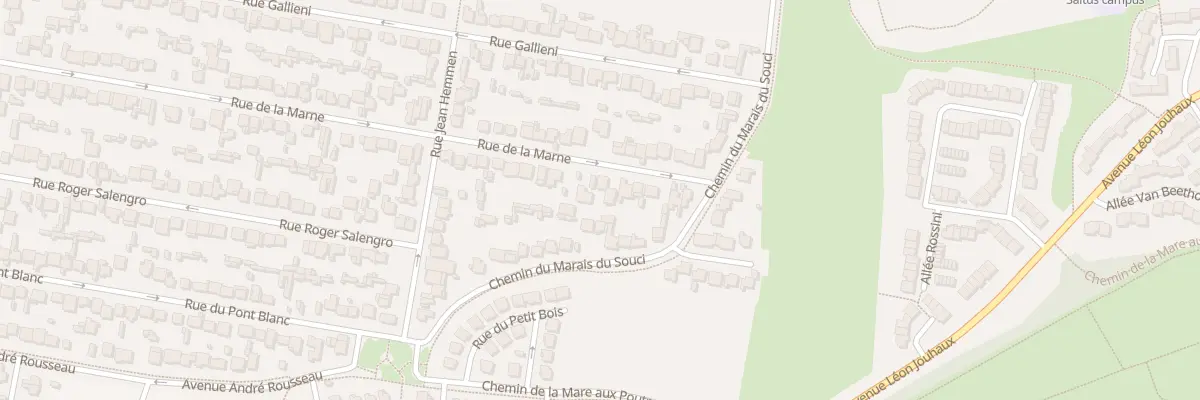 Plan du 84 Rue de la Marne à Sevran