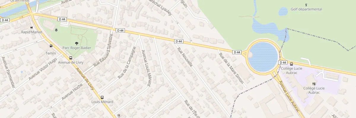Plan du 6 Rue Nouvelle à Sevran