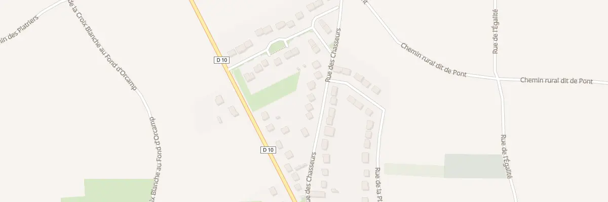 Plan du 223 Rue des Chasseurs à Sacy-le-Grand