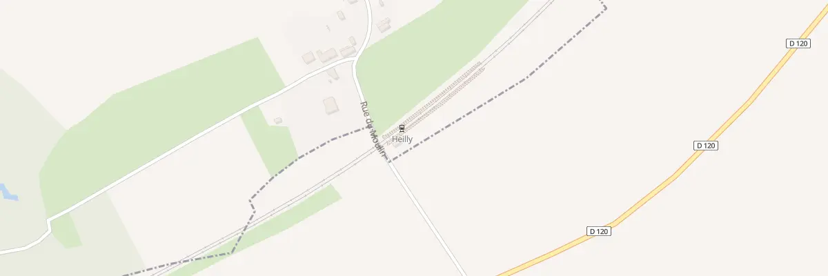 Plan du 5069 Rue de Corbie à Heilly