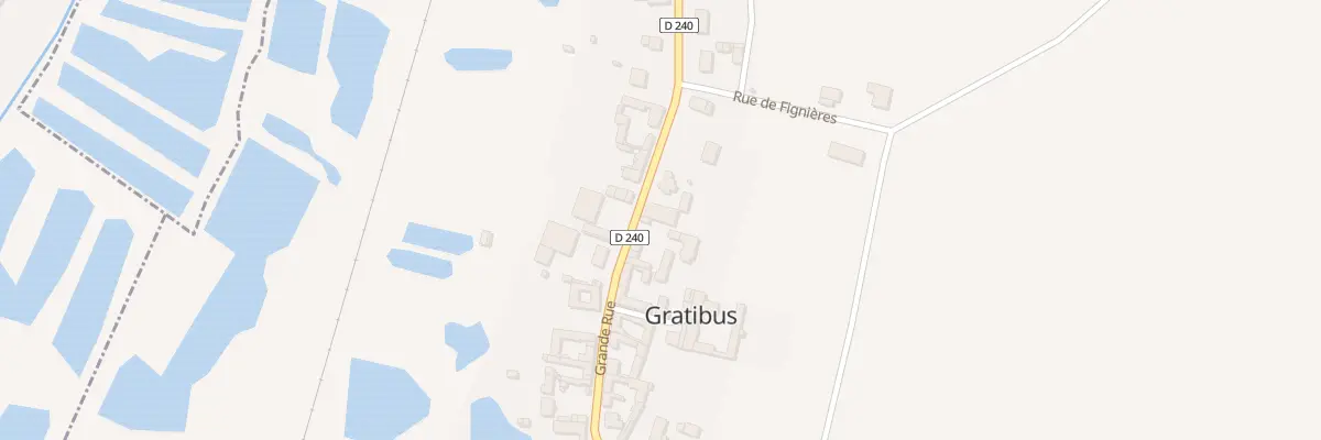 Plan du 24 Gr Grande Rue à Gratibus