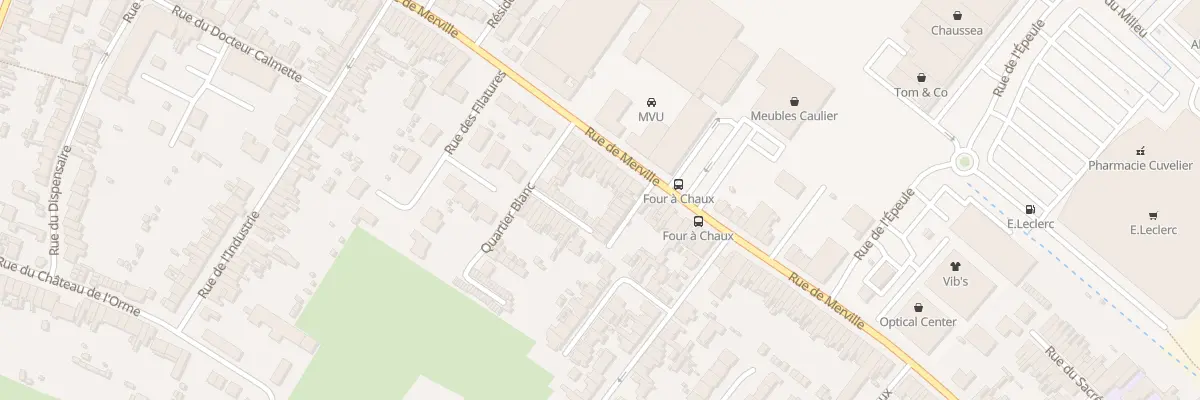 Plan du 116 Rue de Merville à Hazebrouck
