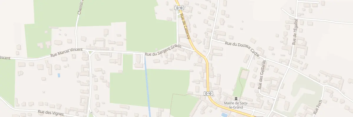 Plan du 47 Rue du Sergent Grèvin à Sacy-le-Grand