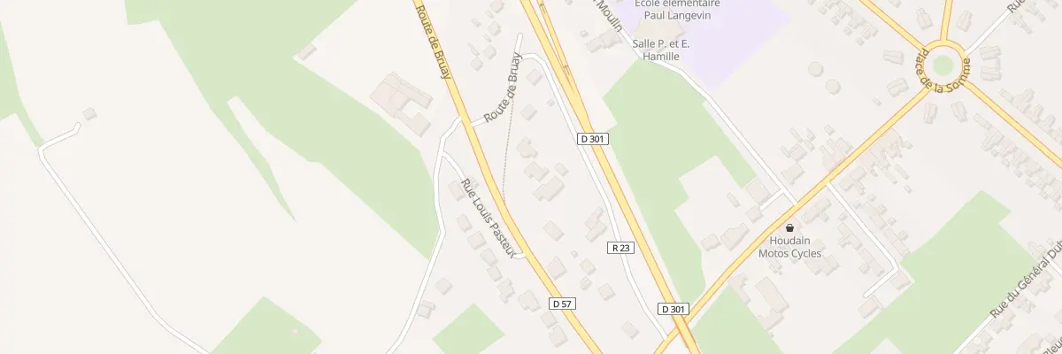 Plan du 196 Rue de Bruay à Houdain