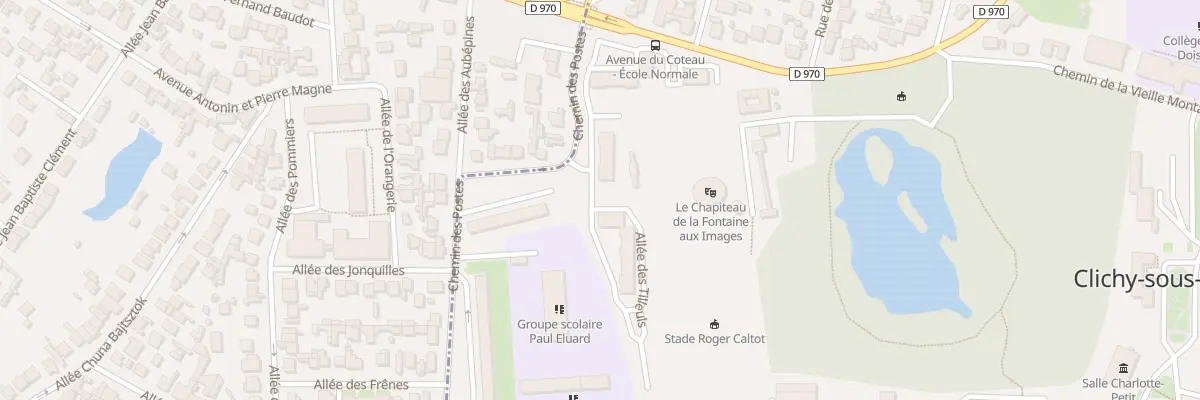 Plan du 11 All des Tilleuls à Clichy-sous-Bois
