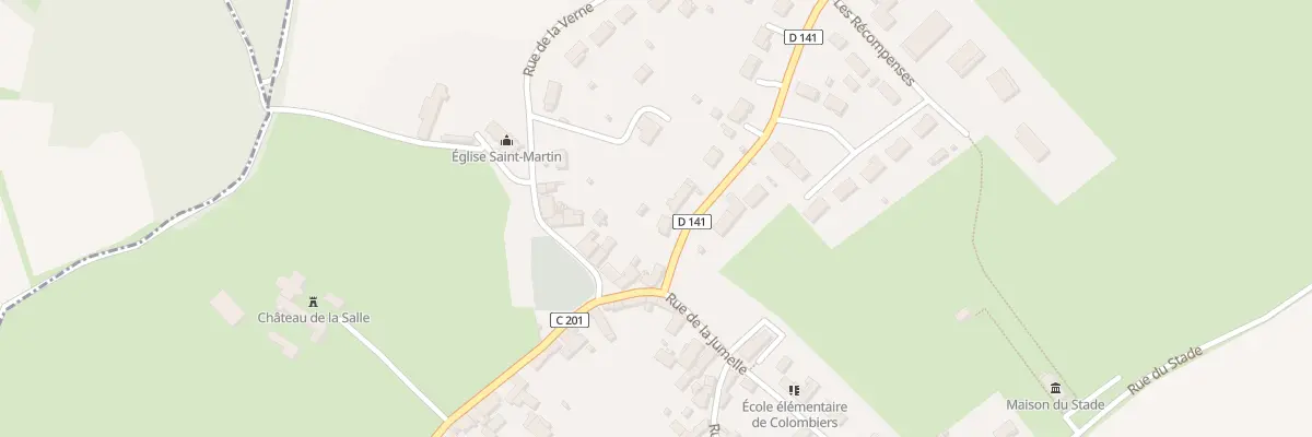 Plan du 5 Rue de la Gauderie à Colombiers