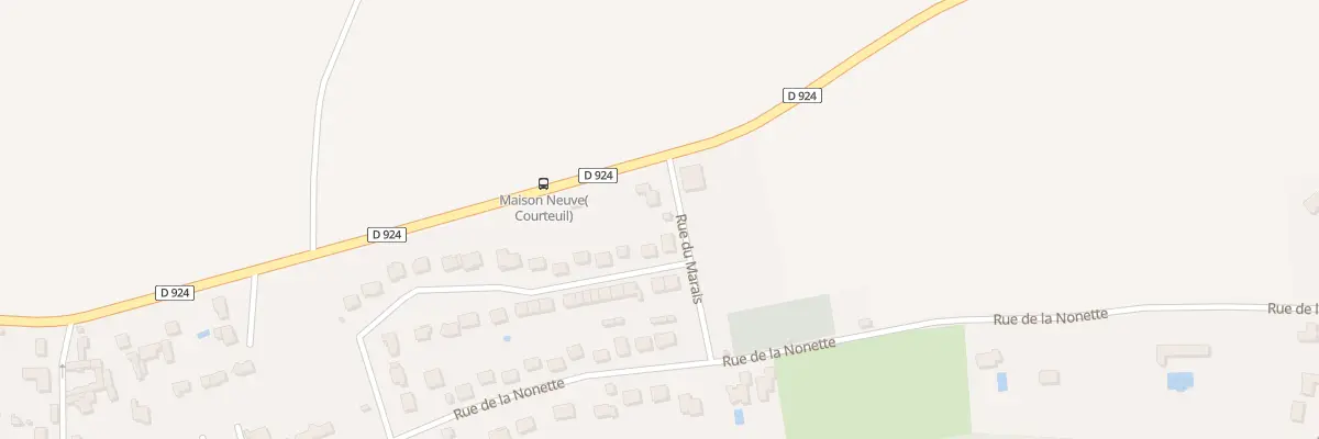 Plan du 1B Rue du Marais à Courteuil