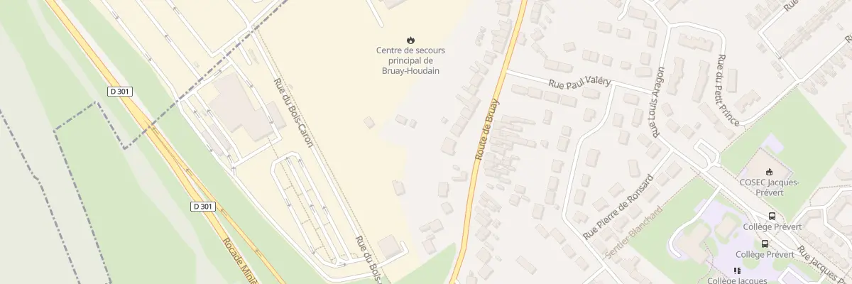 Plan du 839 Rue de Bruay à Houdain