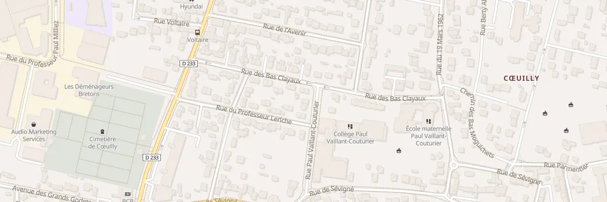 Plan du 25 Rue Paul Vaillant Couturier à Champigny-sur-Marne