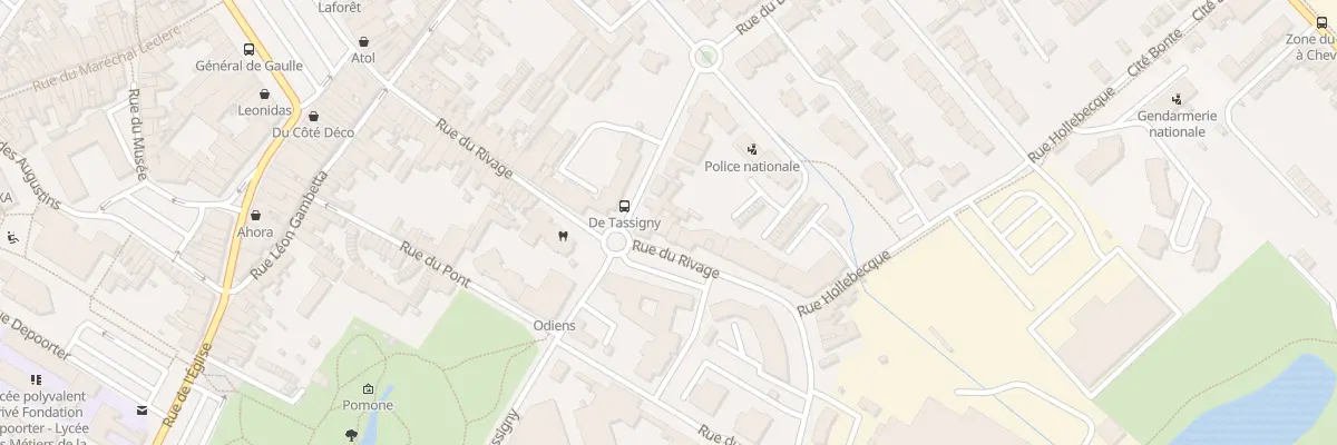 Plan du 53 Rue du Rivage à Hazebrouck