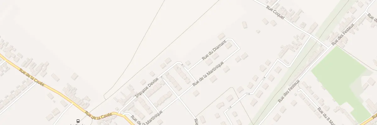 Plan du 13 Rue du Diamant à Bruay-la-Buissière