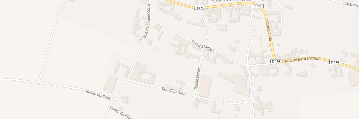 Plan du 2 Rue du Milieu à Bus-lès-Artois