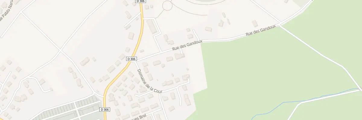 Plan du 8 Rue des Gandoux à Domérat
