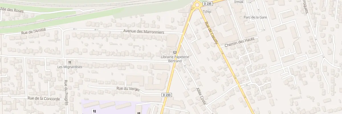 Plan du 20 Rue du Général Leclerc à Villiers-sur-Marne