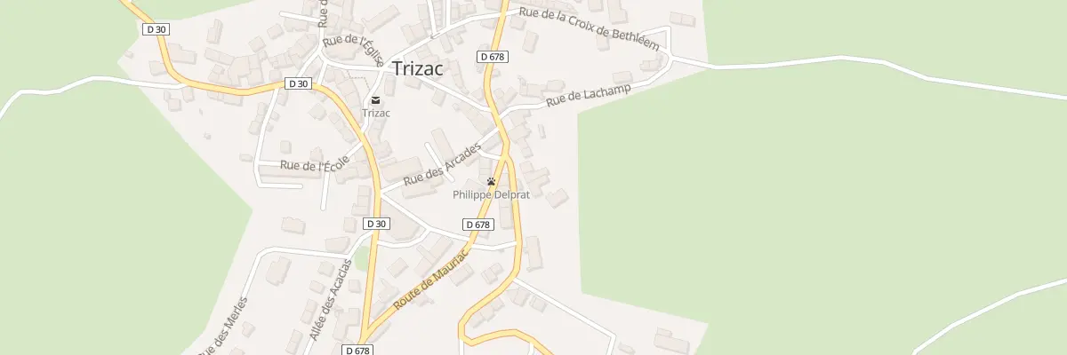Plan du 3 Rue du Foirail à Trizac