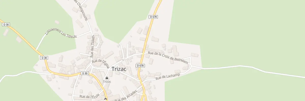 Plan du 7 Rue de la Croix de Bethleem à Trizac