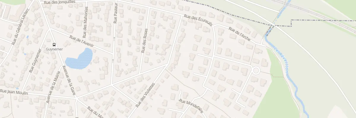 Plan du 38 Rue des Violettes à Villecresnes
