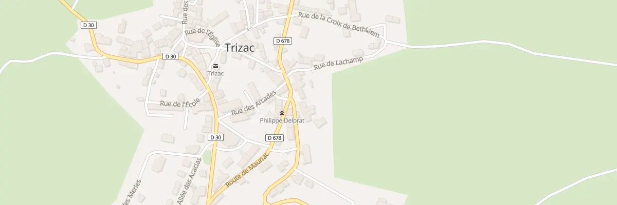 Plan du 1 Rue du Foirail à Trizac