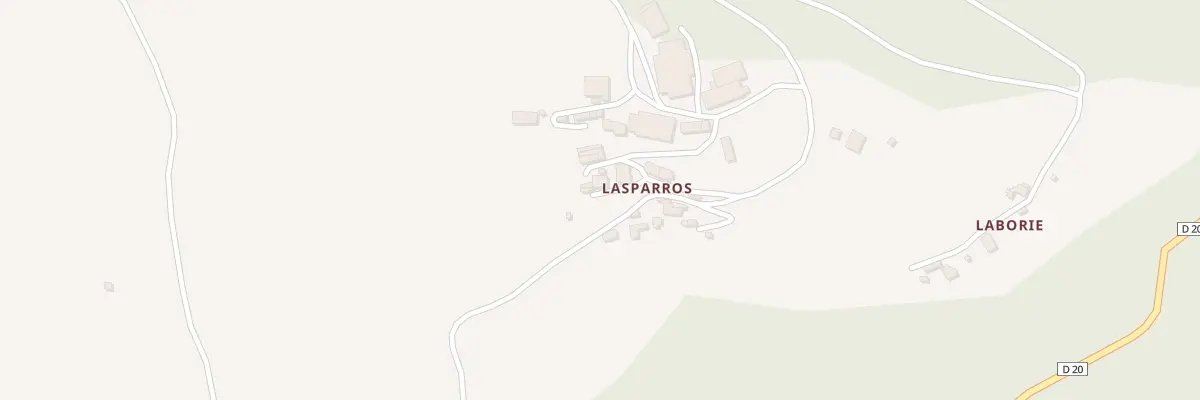 Plan du 6019 Lasparros à Lapeyrugue