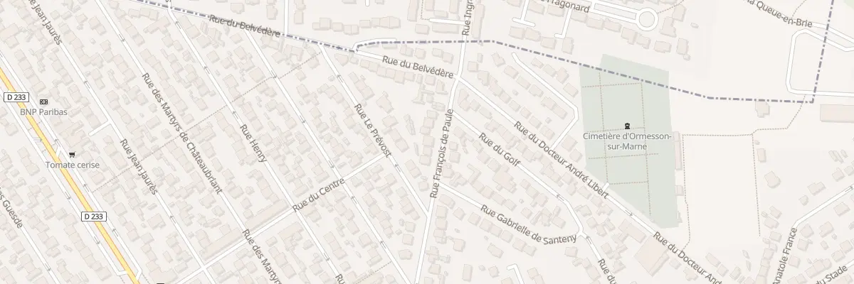 Plan du 55 Rue François de Paule à Ormesson-sur-Marne