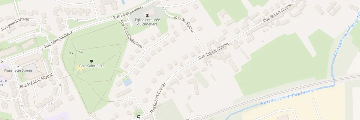 Plan du 10 Rue Robert Guerlin à Brenouille