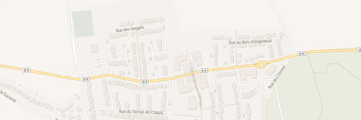 Plan du 19 Rue des Vergers à Villeron