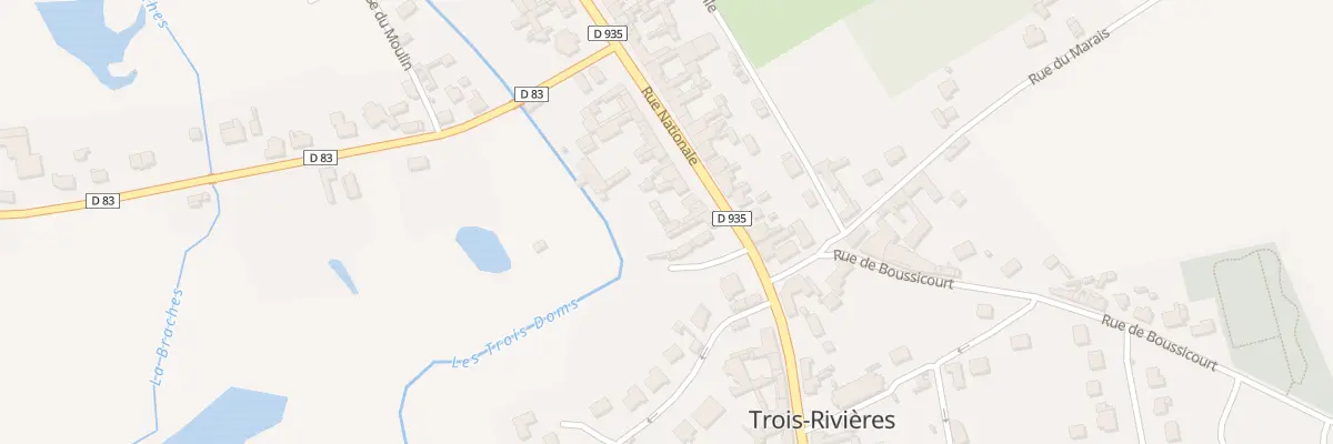 Plan du 1538 Rue Nationale à Trois-Rivières
