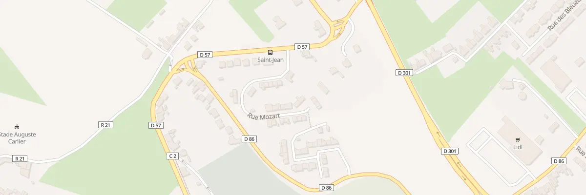 Plan du 27 Rue Mozart à Houdain