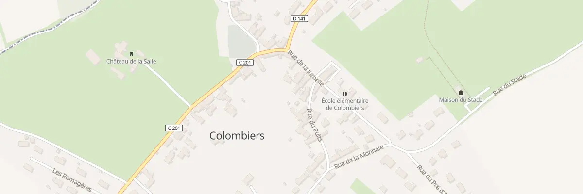 Plan du 4 Rue du Puits à Colombiers