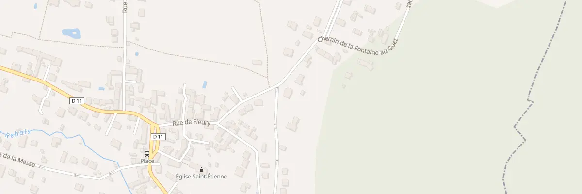 Plan du 6 Rue de la Fontaine-au-gué à Cély