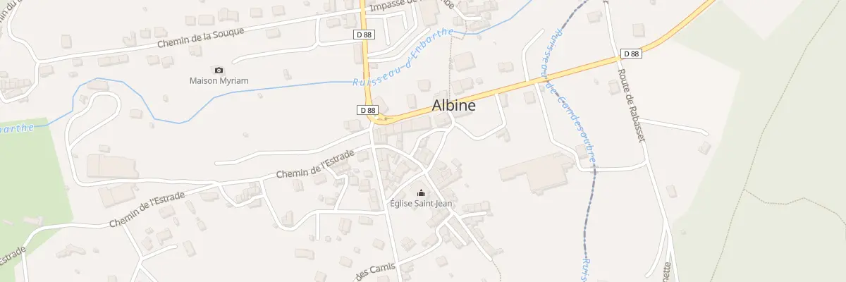 Plan du 4 Rle des Métiers à Albine