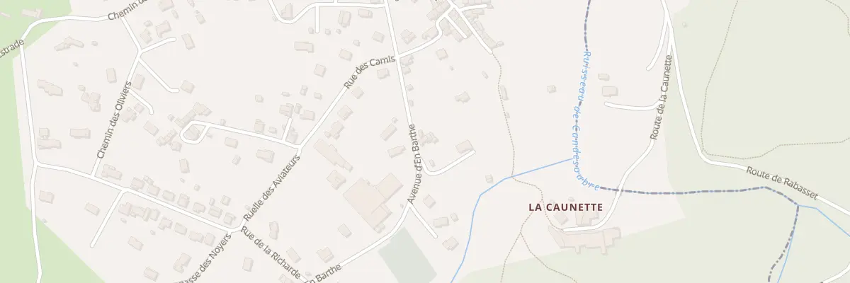 Plan du 15 Av d’En Barthe à Albine